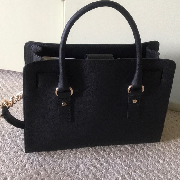 New Michael Kors Hamilton large black tote bag - Picture 2 of 8